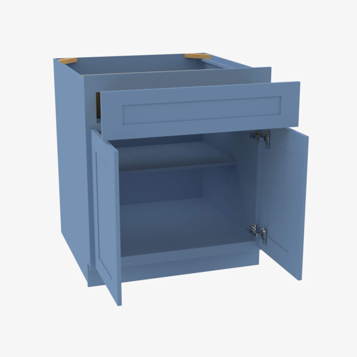 Forevermark Double Door Base Cabinet AX B33B Blue 33 Inch Cabinet 3