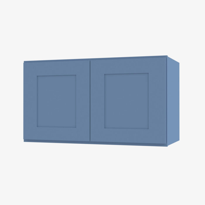 Forevermark Double Door Wall Cabinet AX W3618B Blue 36 Inch Cabinet 5