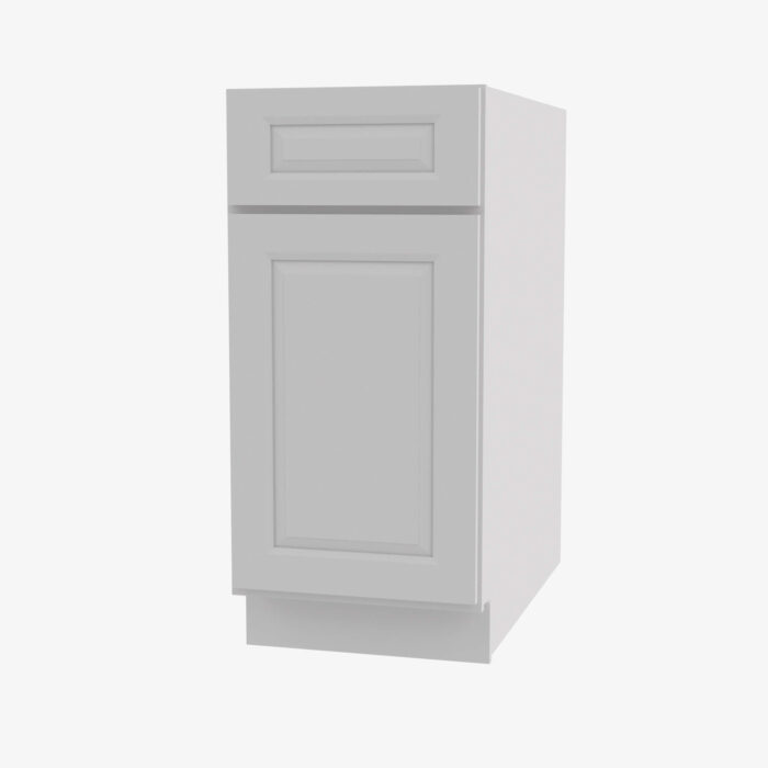 Forevermark GW B15 Single Door Cabinets 15 Inch Base Cabinet Gramercy White White 15 Inch Cabinet