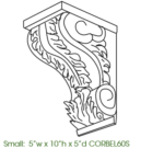 Decorative Corbels & Appliques GW-CORBEL75L