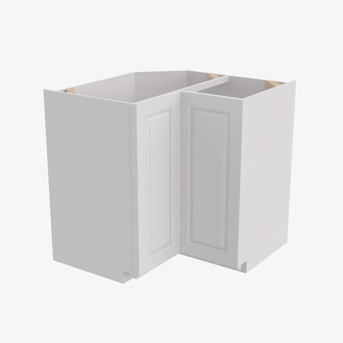 Forevermark GW LS3309 Single Door Cabinets 33 Inch Lazy Susan Cabinets Base Cabinet Gramercy White White 33 Inch Cabinet 2