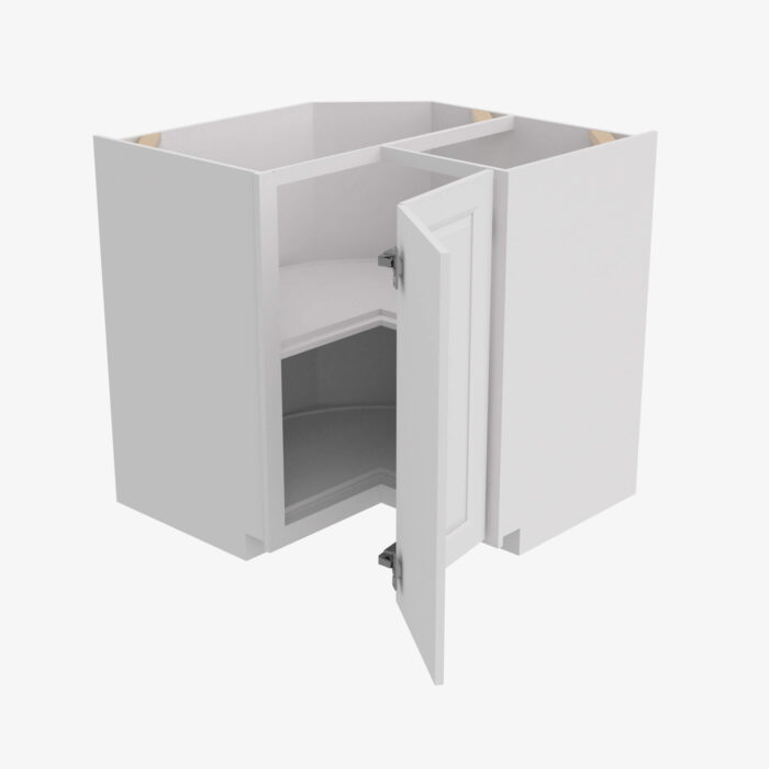 Forevermark GW LS3309 Single Door Cabinets 33 Inch Lazy Susan Cabinets Base Cabinet Gramercy White White 33 Inch Cabinet 3