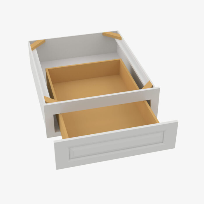 Forevermark GW SVDU3021 7 30 Inch Bathroom Cabinet Desk Drawer Gramercy White White 30 Inch Cabinet 4
