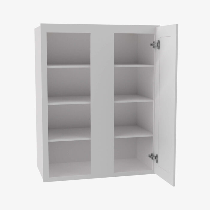 Forevermark GW WBLC3033 3030 Single Door Cabinets 30 Inch Wall Blind Corner Cabinet Gramercy White White 30 Inch Cabinet 3