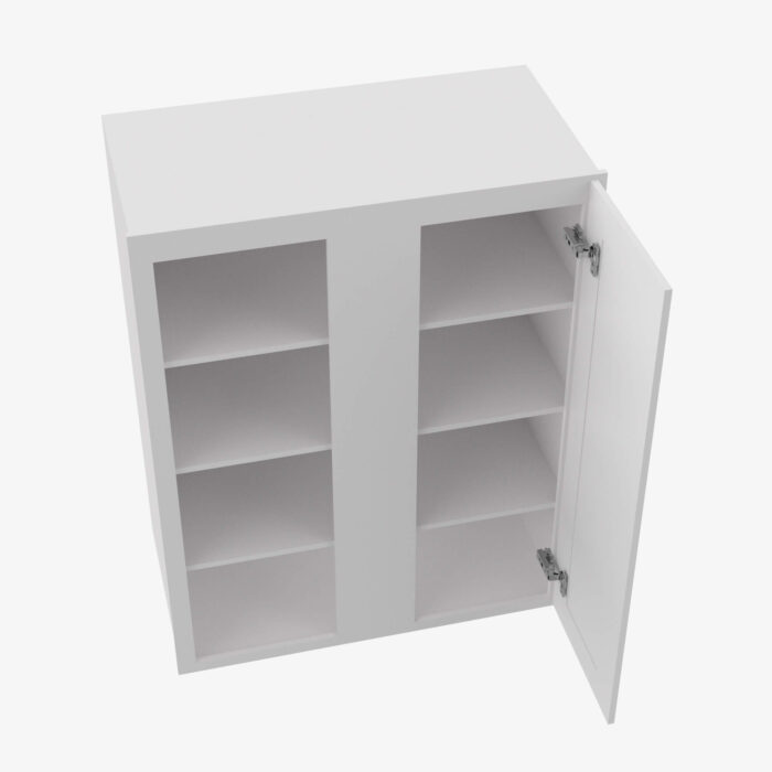 Forevermark GW WBLC3033 3030 Single Door Cabinets 30 Inch Wall Blind Corner Cabinet Gramercy White White 30 Inch Cabinet 4