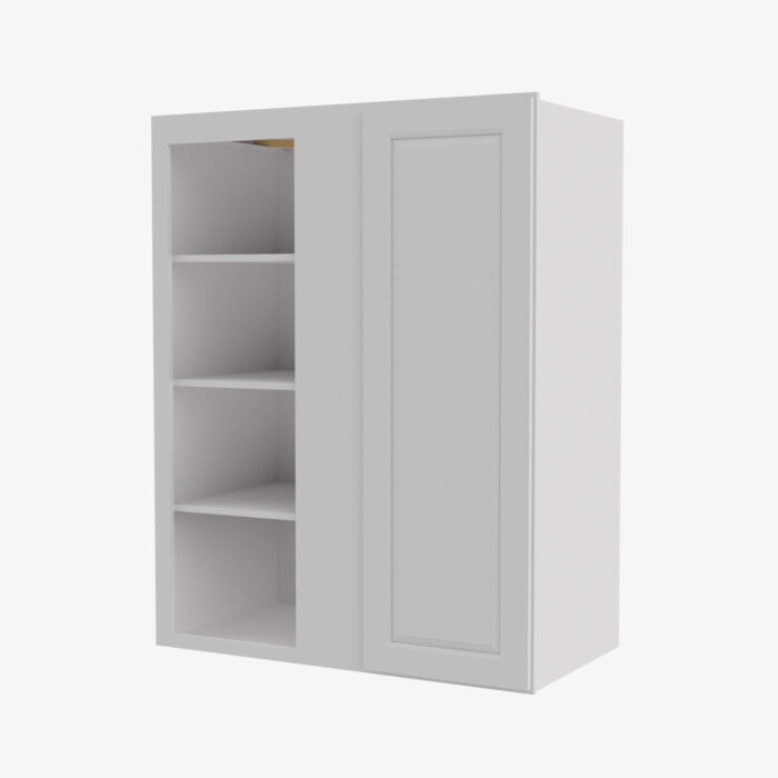 Forevermark GW WBLC3033 3030 Single Door Cabinets 30 Inch Wall Blind Corner Cabinet Gramercy White White 30 Inch Cabinet 6