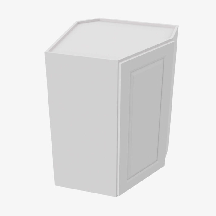 Forevermark GW WDC2430 Single Door Cabinets 24 Inch Wall Diagonal Corner Cabinet Gramercy White White 24 Inch Cabinet 2