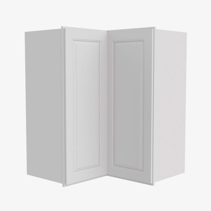 Forevermark GW WSQ2436 24 Inch Easy Reach Wall Corner Cabinet Gramercy White White 24 Inch Cabinet 6