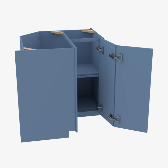 Forevermark Lazy Susan Cabinets Base Corner Cabinet AX LS3612S Blue 36 Inch Cabinet 3