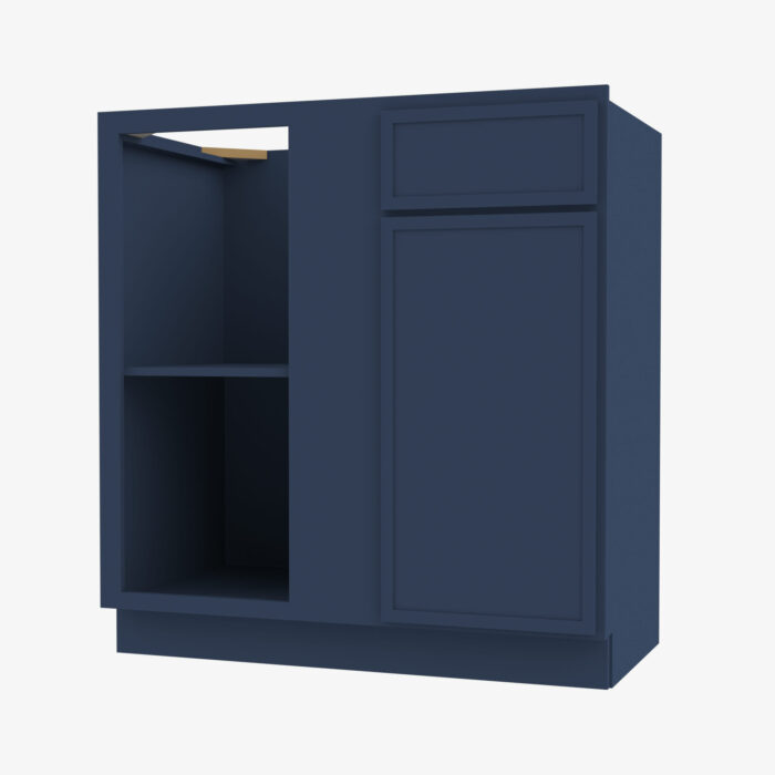 Forevermark PD BBLC4548 42W Double Door 42 Inch Base Blind Corner Cabinets Cabinet Petit Blue Blue 42 Inch Cabinet 3