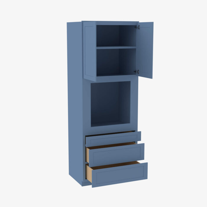 Forevermark Tall Oven Cabinet AX OC3396B Blue 33 Inch Cabinet 3