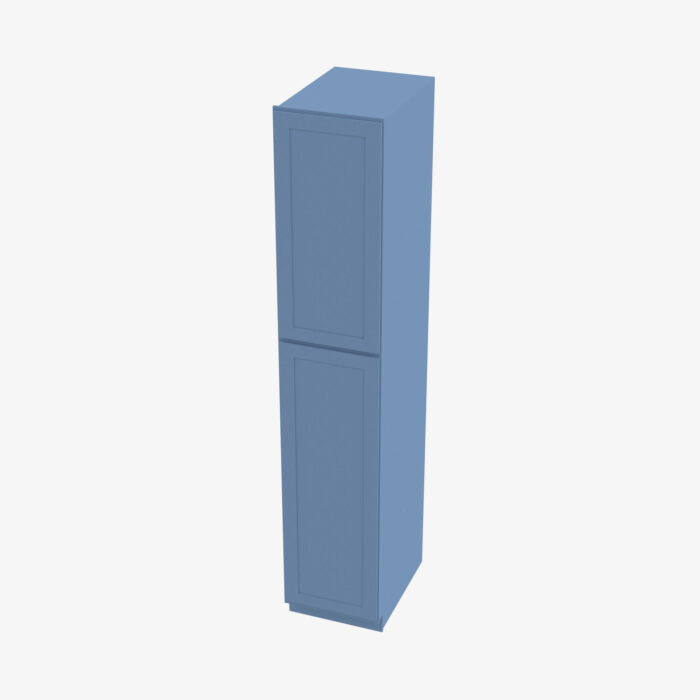 Forevermark Tall Wall Pantry Cabinet AX WP1884 Blue 18 Inch Cabinet 2