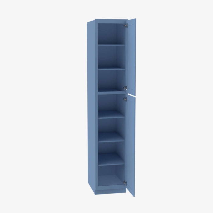 Forevermark Tall Wall Pantry Cabinet AX WP1884 Blue 18 Inch Cabinet 3