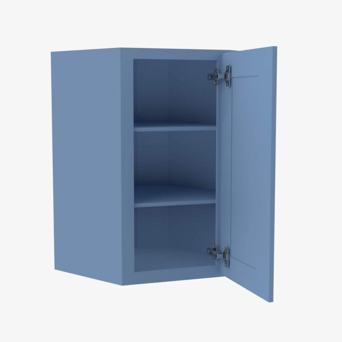 Forevermark Wall Diagonal Corner Cabinet AX WDC274215 Blue 27 Inch Cabinet 3