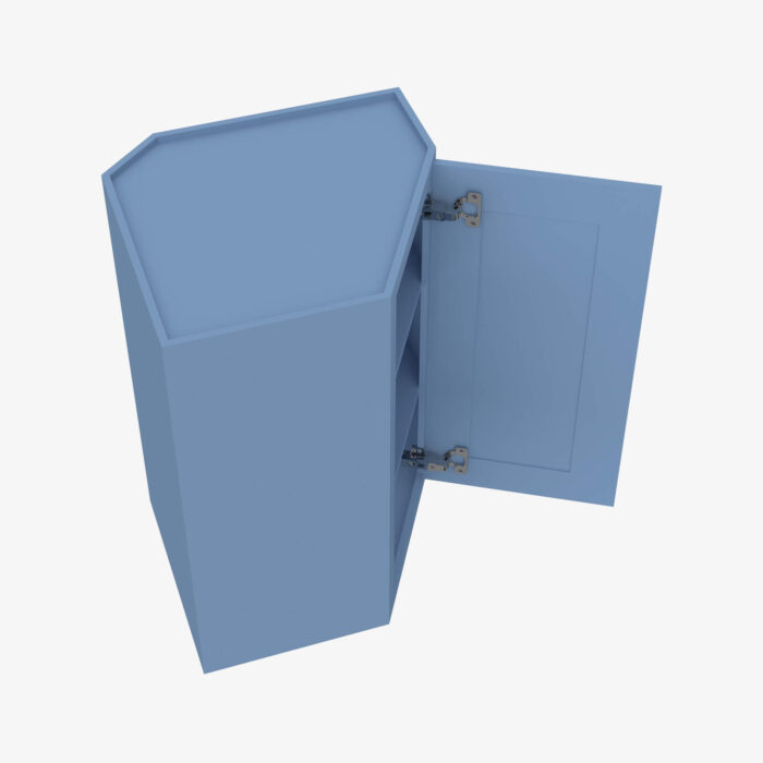 Forevermark Wall Diagonal Corner Cabinet AX WDC274215 Blue 27 Inch Cabinet 4