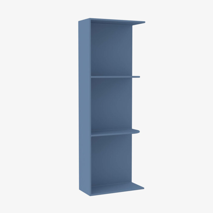 Forevermark Wall End Shelf with Open Shelves AX WES542 Blue 5 Inch Cabinet 3