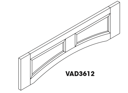 Trim Details AH-VAD3612 Forevermark Homestead OAK Shaker