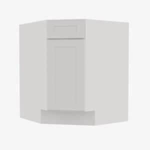 aw bdcf36 single door 36 inch base diagonal corner sink cabinet ice white shaker
