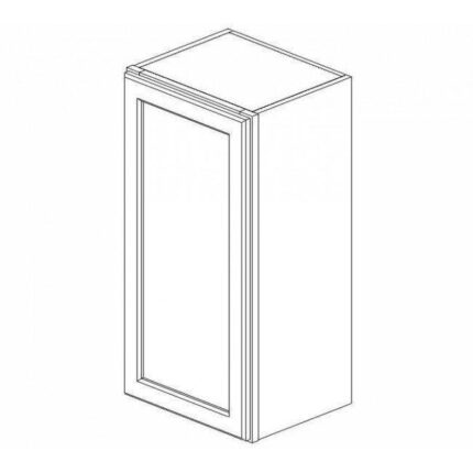 Forevermark Champagne Maple Shaker Single Door Wall Cabinet