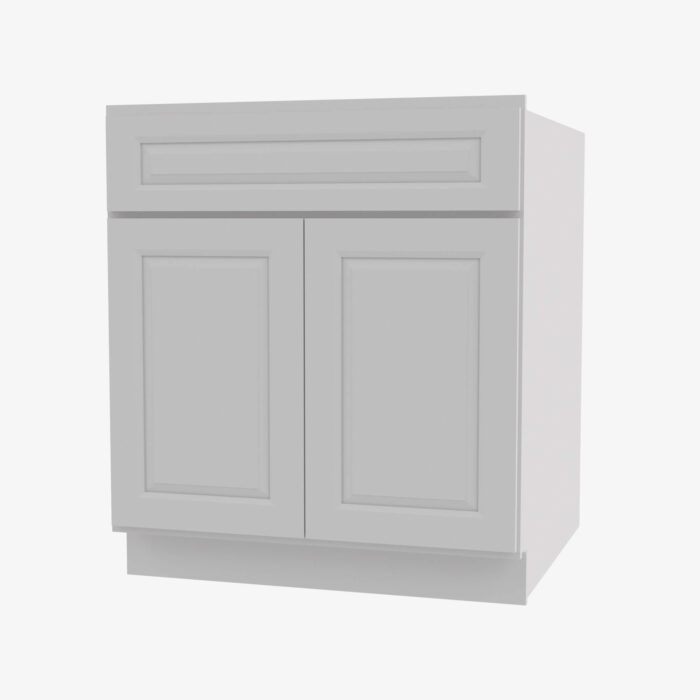 gw s2421b 34 1 2 double door 24 inch sink base vanity with drawers gramercy white