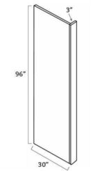 Warm White Refrigerator End Panel