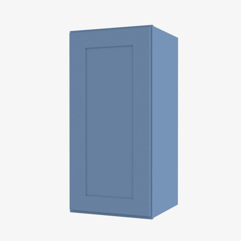 Single Door Wall Cabinet AX-W1542-1 Forevermark Xterra Blue Shaker