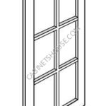 Double (Butt) Door Cabinet TW-W2436B Forevermark Uptown White Shaker