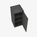 Single Door Wall Cabinet AA-W2142 Forevermark Blaze Black Shaker