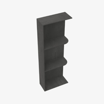 Wall End Shelf – Open AA-WES542 Forevermark Blaze Black Shaker