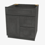 Vanity Drawer Packs AA-S3621BDR-34-1-2 Forevermark Blaze Black Shaker