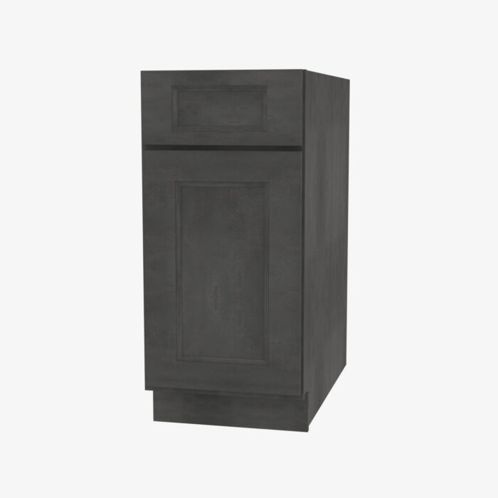 Forevermark Blaze Black Shaker Single Door Kitchen Cabinet