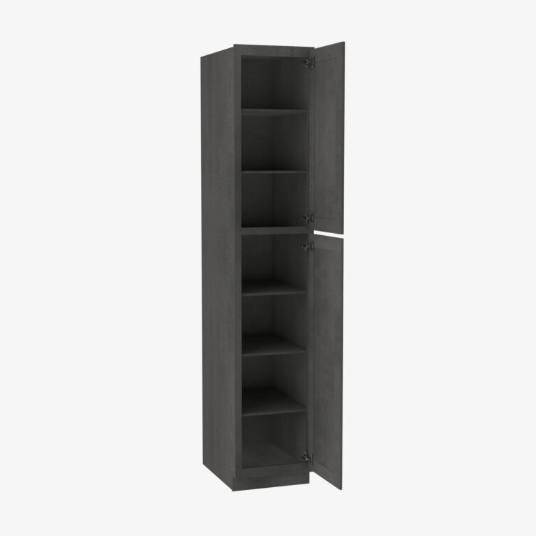 Forevermark Blaze Black Shaker Wall Pantry