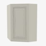 Wall Glass Door with Mullion and Linen Glass SL-WDC274215MGD-1