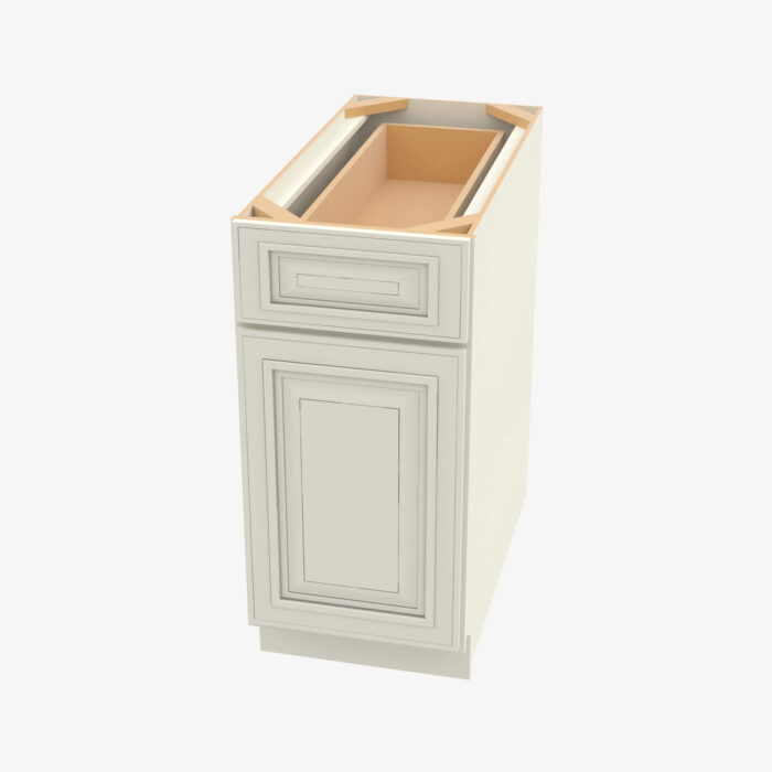 Forevermark Forevermark SL B09 Single Door Cabinets 9 Inch Base Cabinet Signature Pearl White 9 Inch Cabinet 2