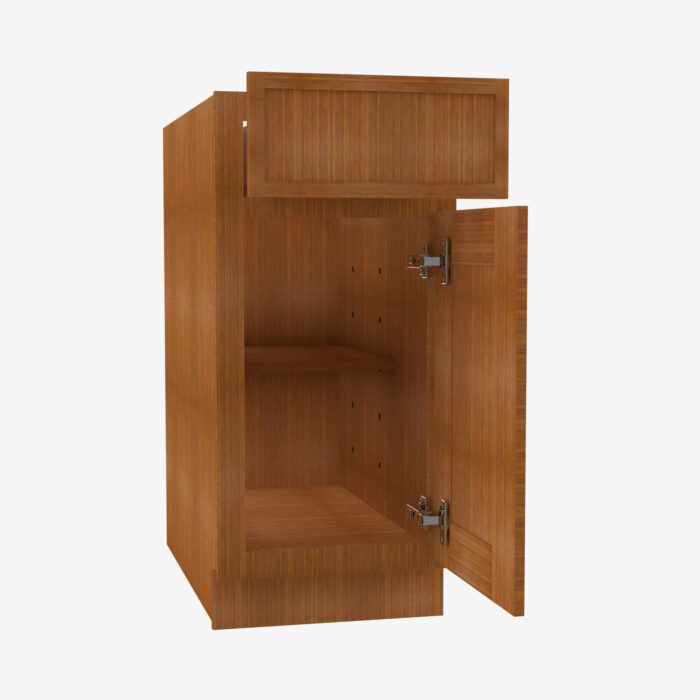 Forevermark PR B18 Single Door Cabinets 18 Inch Base Cabinet Petit Brown Brown 18 Inch Cabinet 4