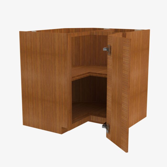 Forevermark PR LS3612S EZR3612 Single Door Cabinets 36 Inch Easy EZ Reach Lazy Susan Cabinets Base Corner Cabinet Petit Brown Brown 36 Inch Cabinet 2
