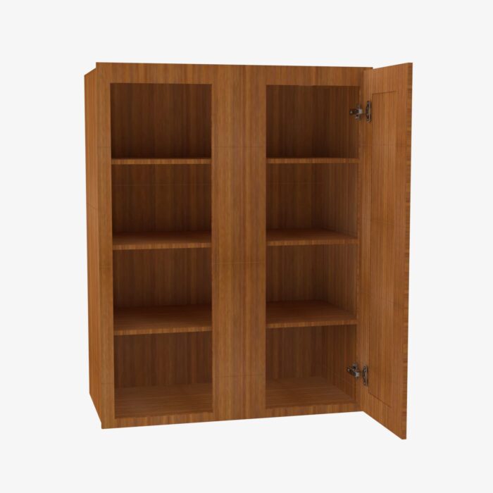 Forevermark PR WBLC3033 3042 Single Door Cabinets 30 Inch Wall Blind Corner Cabinet Petit Brown Brown 30 Inch Cabinet 3