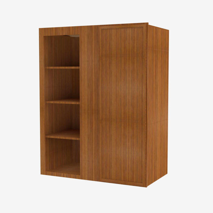 Forevermark PR WBLC3033 3042 Single Door Cabinets 30 Inch Wall Blind Corner Cabinet Petit Brown Brown 30 Inch Cabinet 4