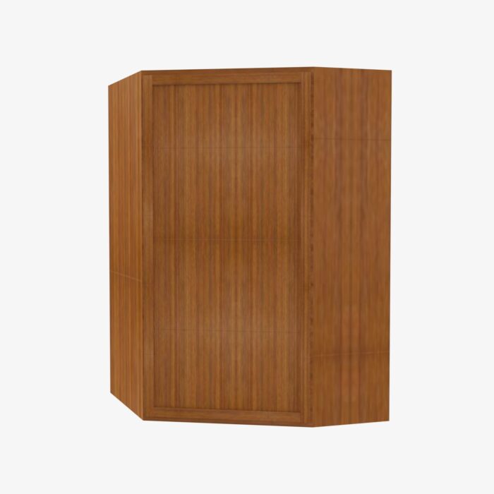 Forevermark PR WDC2412 Single Door Cabinets 24 Inch Wall Diagonal Corner Cabinet Petit Brown Brown 24 Inch Cabinet