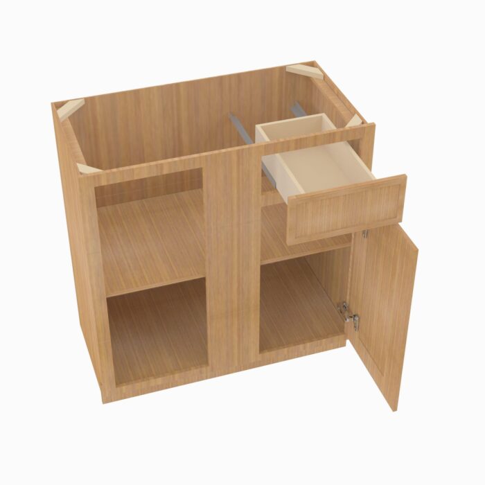 Forevermark PS BBLC3942 36W Double Door 36 Inch Base Blind Corner Cabinets Cabinet Petit Sand Brown 36 Inch Cabinet 7
