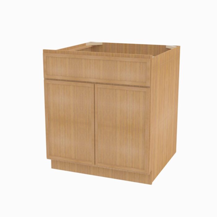 Forevermark PS SB36B Double Door 36 Inch Sink Base Cabinet Petit Sand Brown 36 Inch Cabinet