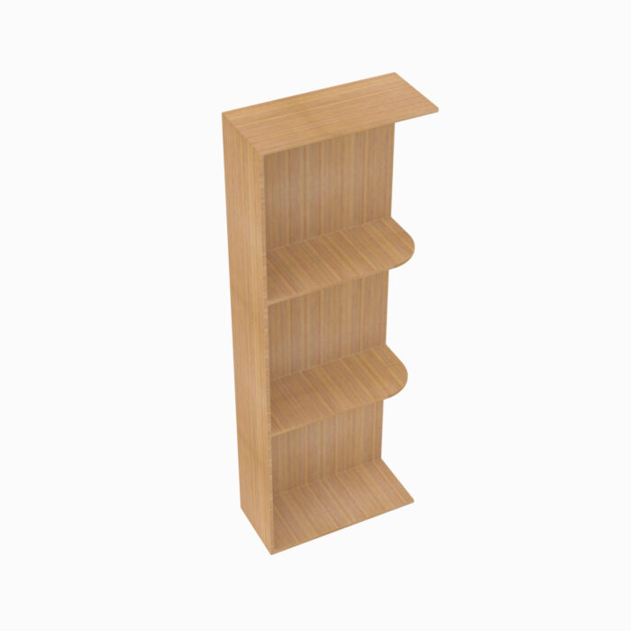 Forevermark PS WES542 Wall End Shelf with Open Shelves TSG Forevermark Petit Sand Brown 5 Inch Cabinet