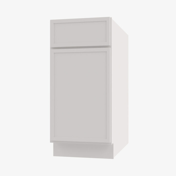 Forevermark PW B18 Single Door Cabinets 18 Inch Base Cabinet Petit White White 18 Inch Cabinet