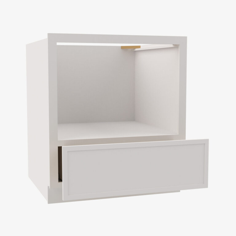 Forevermark PW B30MW 30W 30 Inch Microwave Base Cabinet Petit White White 30 Inch Cabinet 2