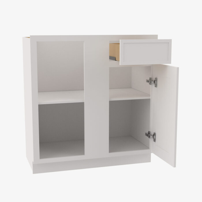 Base Blind Corner Cabinet PW-BBLC45-48-42W Forevermark Petit White - Image 8