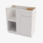 Base Blind Corner Cabinet PW-BBLC45-48-42W Forevermark Petit White - Image 10