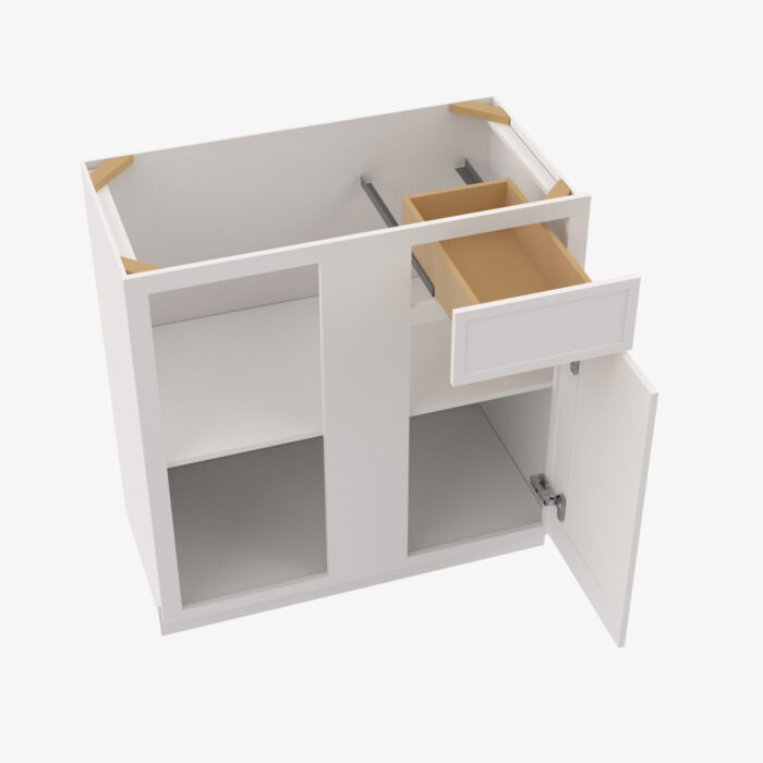 Base Blind Corner Cabinet PW-BBLC45-48-42W Forevermark Petit White - Image 7