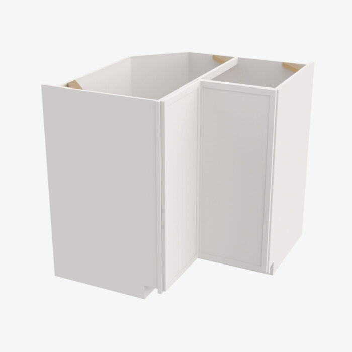 Forevermark PW LS3612S EZR3612 Single Door Cabinets 36 Inch Easy EZ Reach Lazy Susan Cabinets Base Corner Cabinet Petit White White 36 Inch Cabinet 3