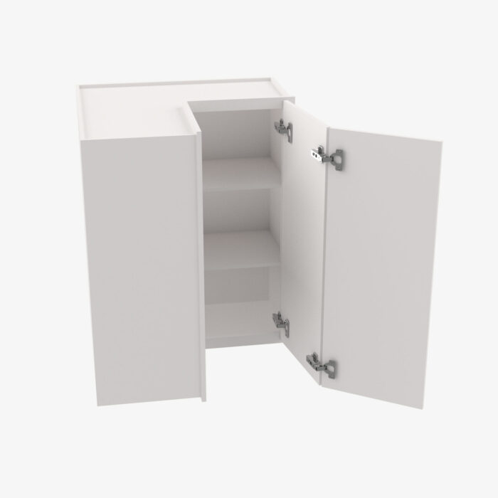 Forevermark PW WSQ2442 24 Inch Easy Reach Wall Corner Cabinet Petit White White 24 Inch Cabinet 2