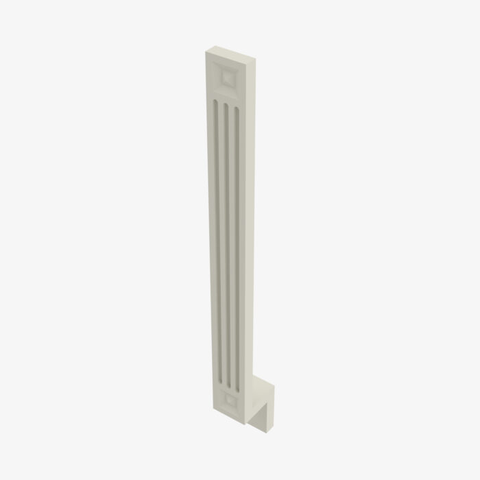 Forevermark SL A3BF Fluted Decorative Base Filler TSG Forevermark Signature Pearl White 3 Inch Cabinet